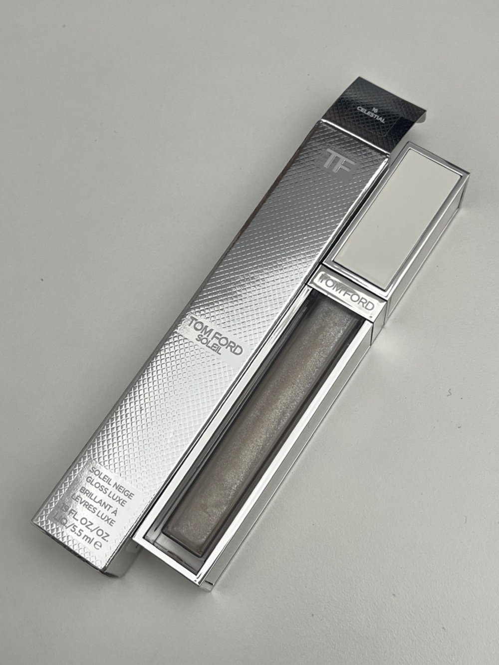 NEW RARE Tom Ford Soleil Neige 16 CELESTIAL Gloss Luxe Full Size 0.19 oz.